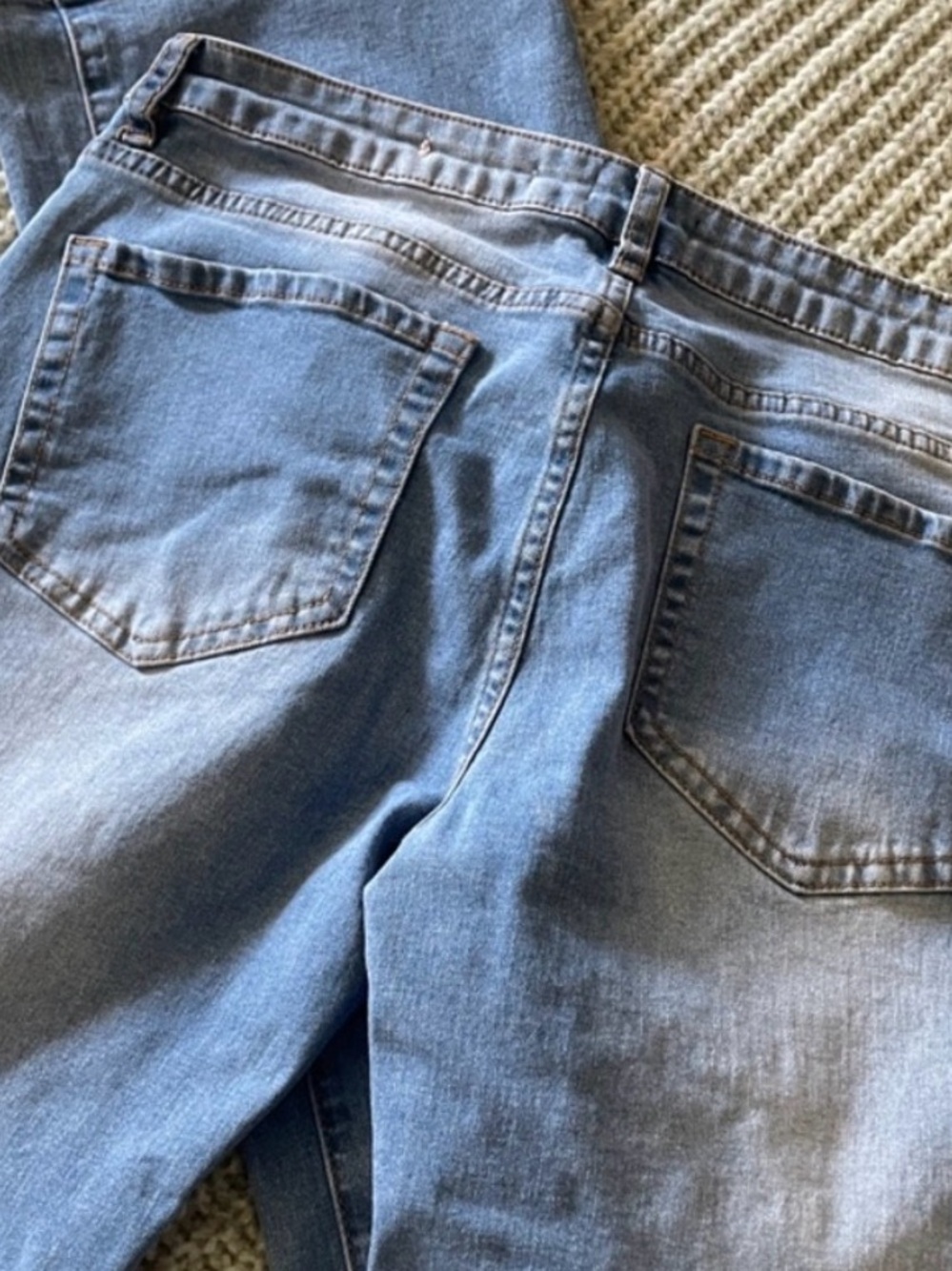 Angel Kiss Bootcut Jeans in Faded Blue